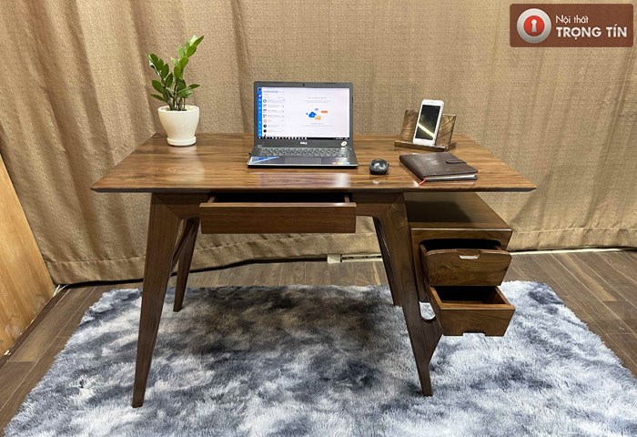 Bàn làm việc gỗ Óc Chó 01